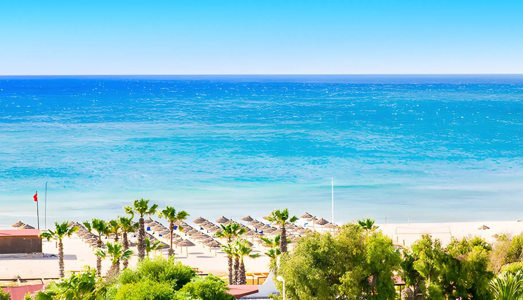 Plaża przy hotelu Yadis Hammamet