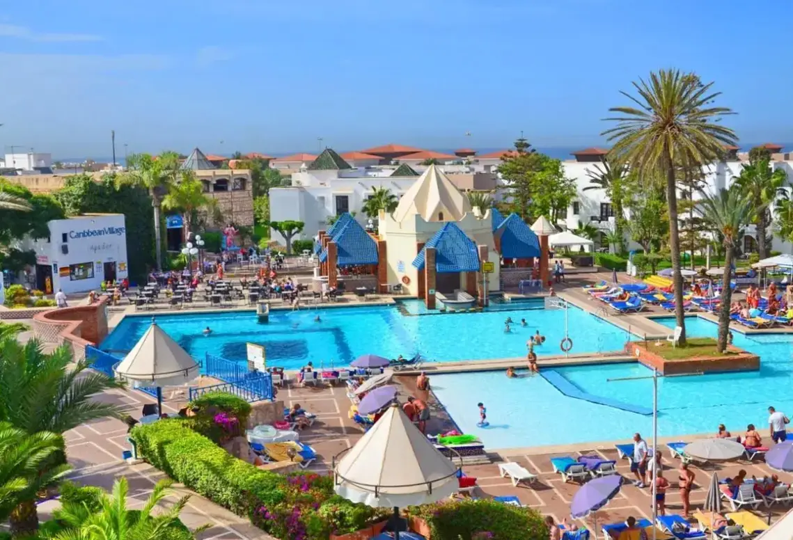 Basen w hotelu Caribbean Village Agador