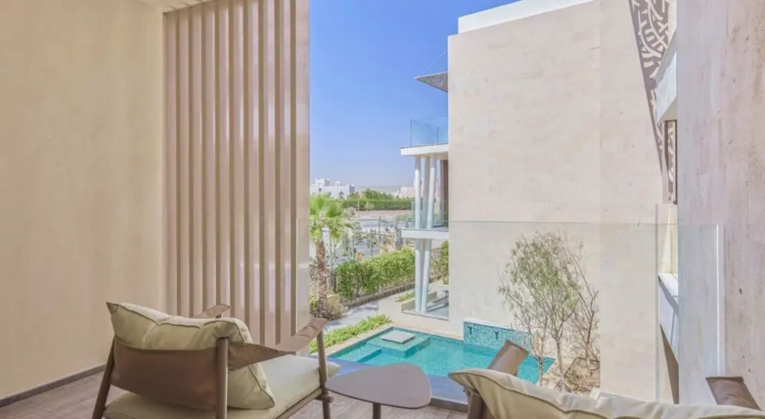 Widok z hotelu DoubleTree by Hilton Mangroovy El Gouna Resort