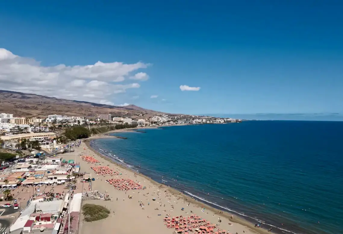 Plaża przy hotelu El Palmar