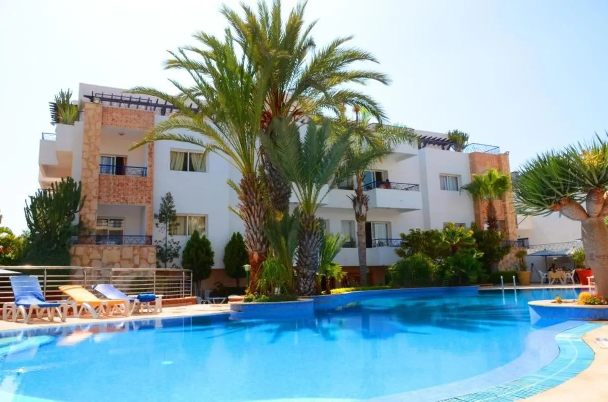 Basen w hotelu Golden Beach Appart Hotel