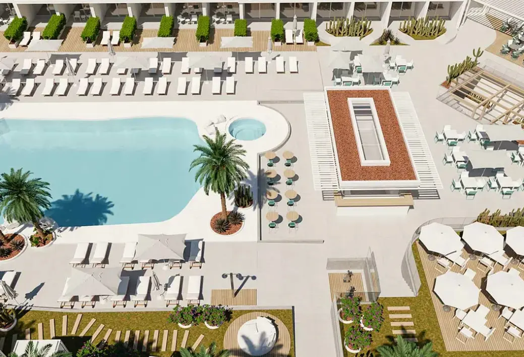 Basen w hotelu H10 Costa Mogan