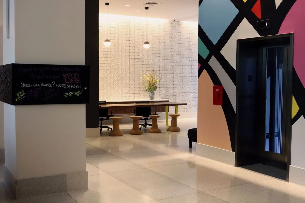 Lobby hotelu Holiday Inn New York City Times Square