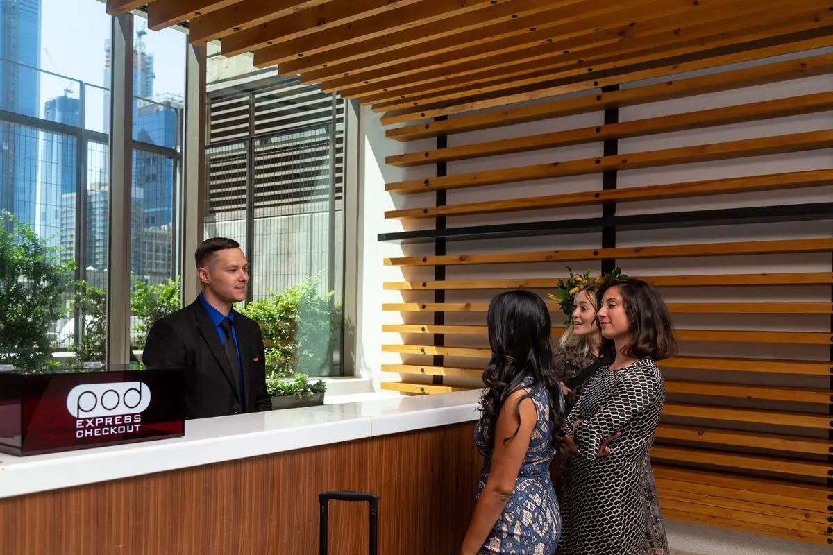 Lobby hotelu Holiday Inn New York City Times Square