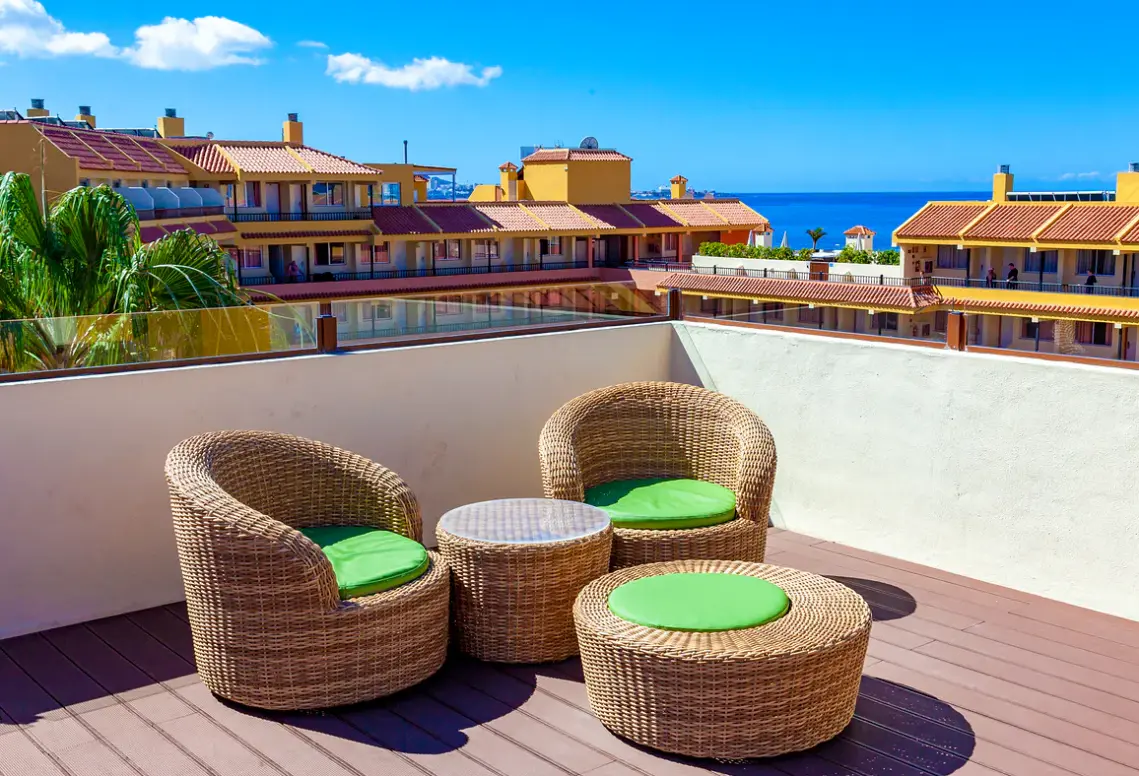 Widok z hotelu Hovima Jardin Caleta