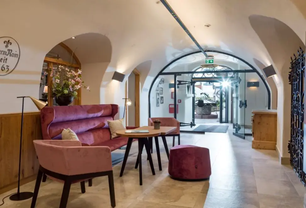 Lobby hotelu Kirchberger Hof