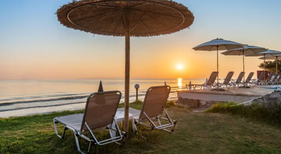 Plaża przy hotelu Locanda Beach