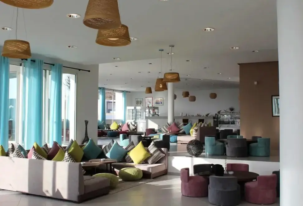 Lobby hotelu Lunja Village