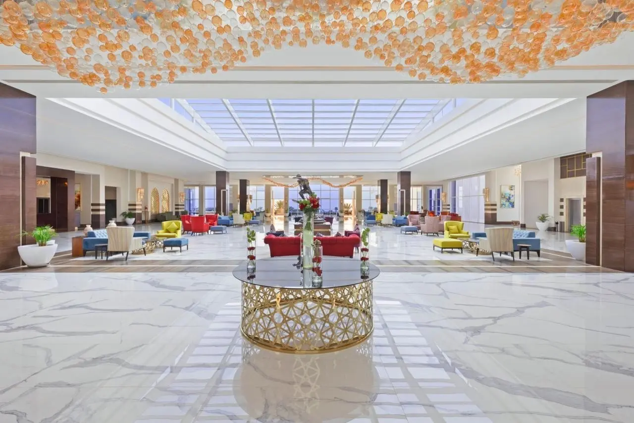 Lobby hotelu Pickalbatros White Beach Resort - Taghazout
