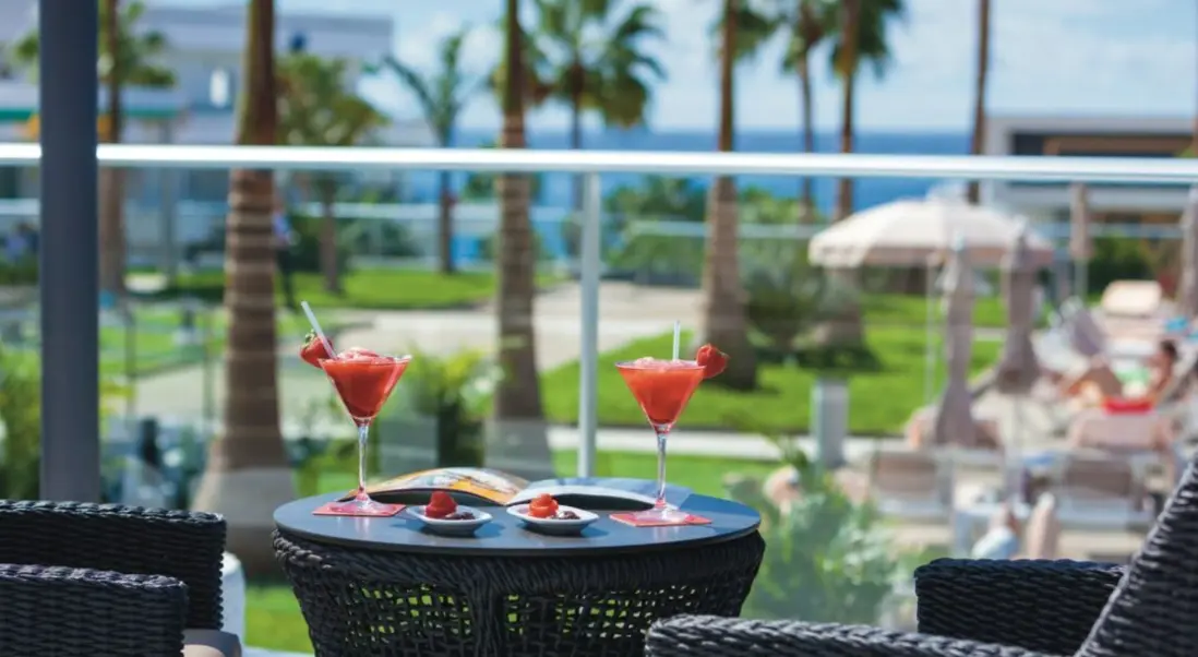 Widok z hotelu Riu Arecas