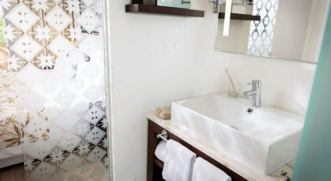 Łazienka w pokoju hotelu Robinson Cabo Verde