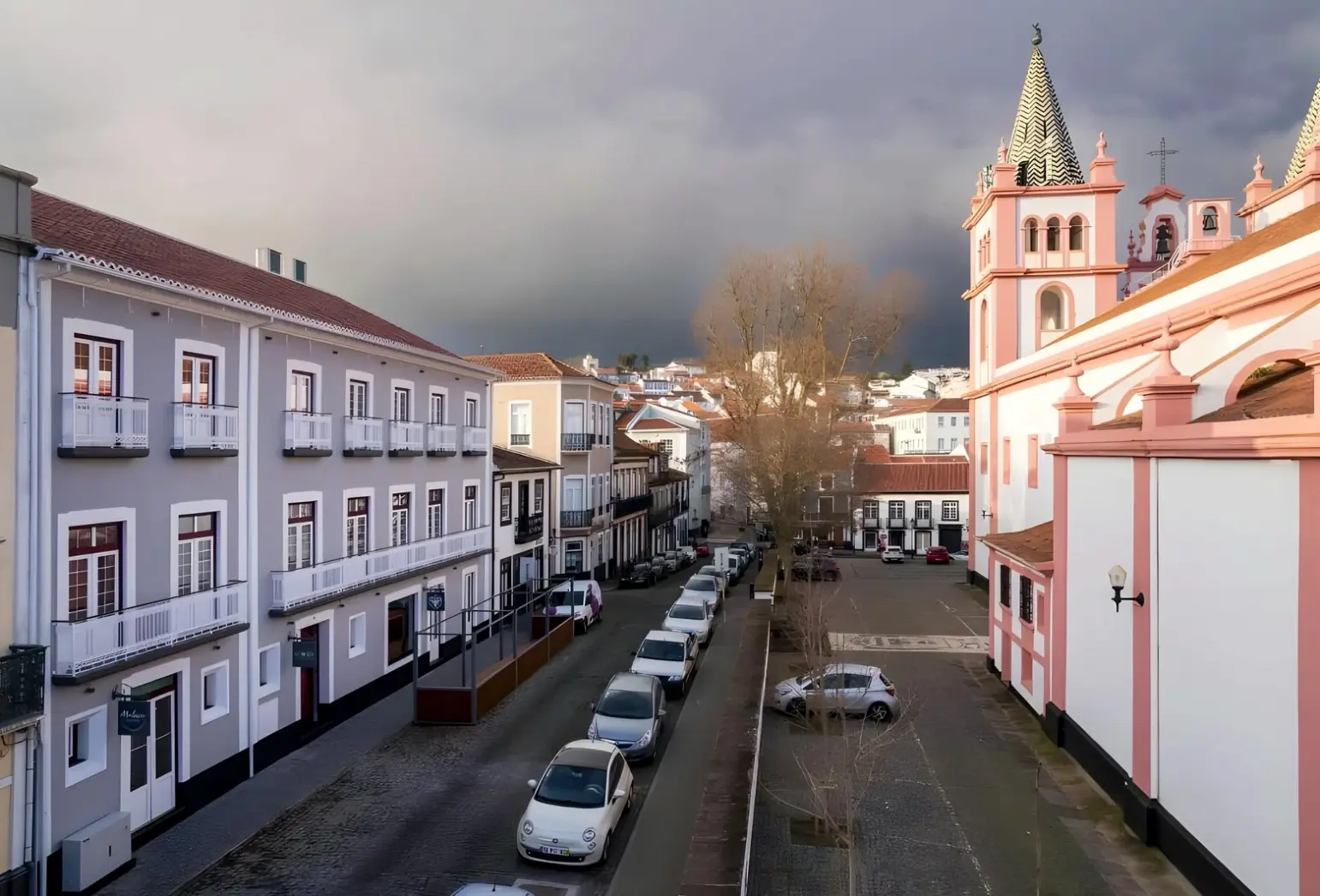 Widok z hotelu Açores Autêntico Boutique Hotel