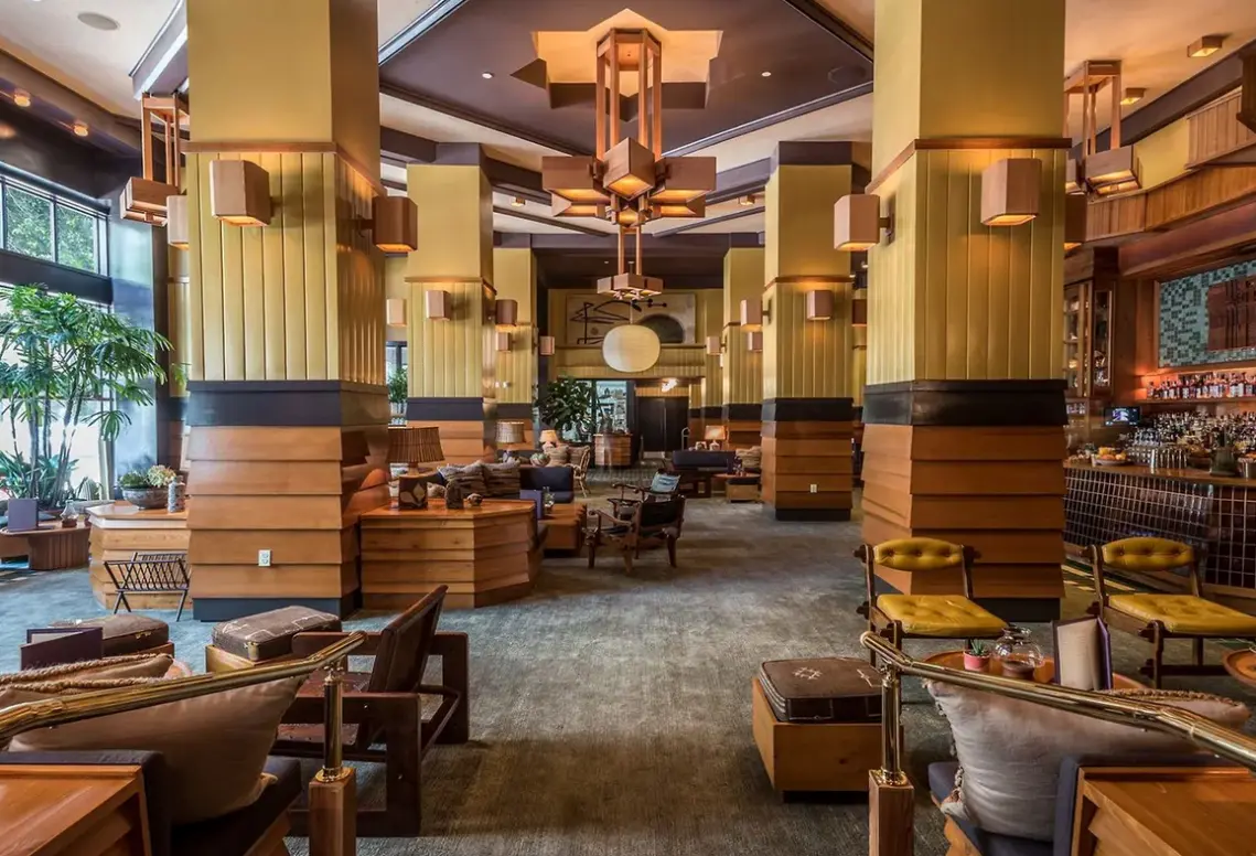 Restauracja i jedzenie w hotelu Freehand Los Angeles