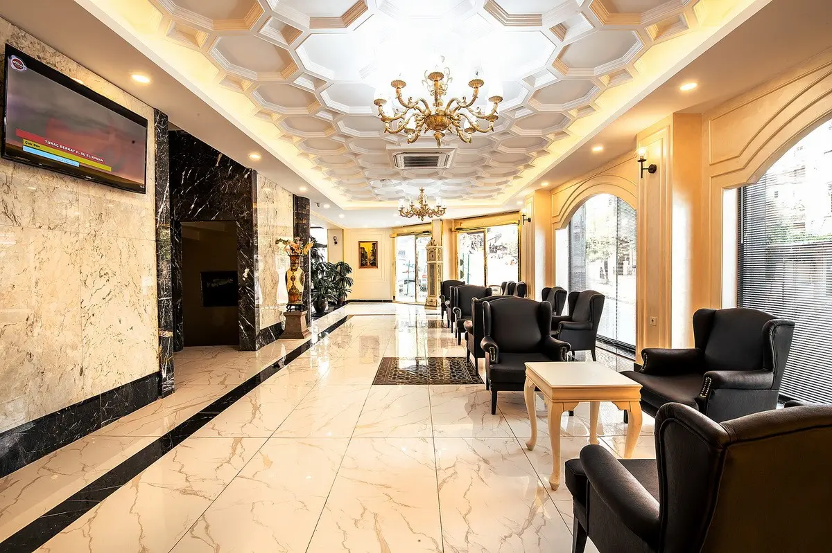 Lobby hotelu My Assos Hotel Istanbul