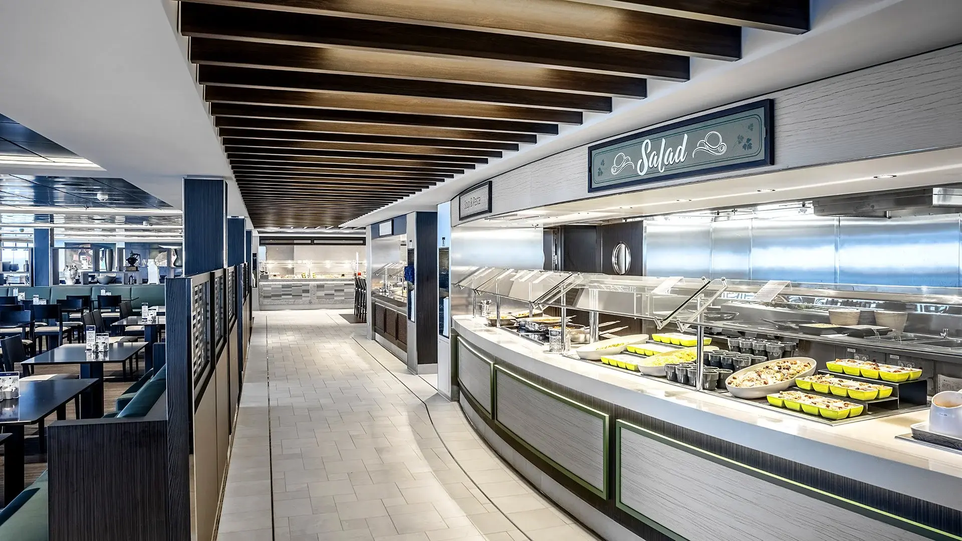Restauracja i jedzenie w hotelu Rejs Dania, Norwegia (Fiordy) z Kilonii – Msc Euribia