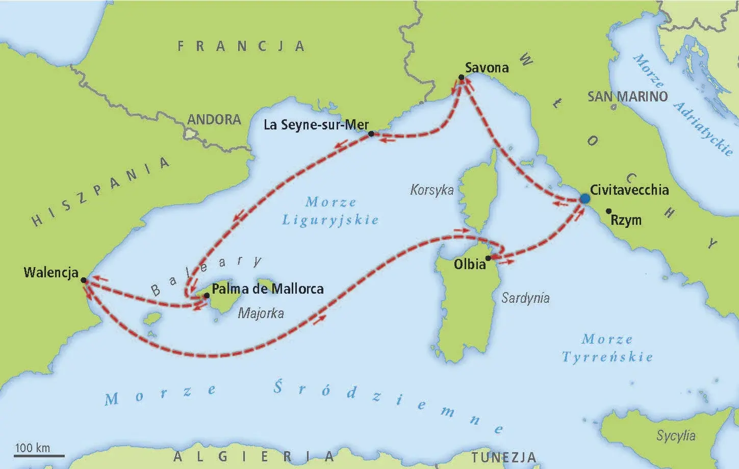 Rejs Włochy, Francja, Hiszpania z Rzymu (III) - Costa Pacifica