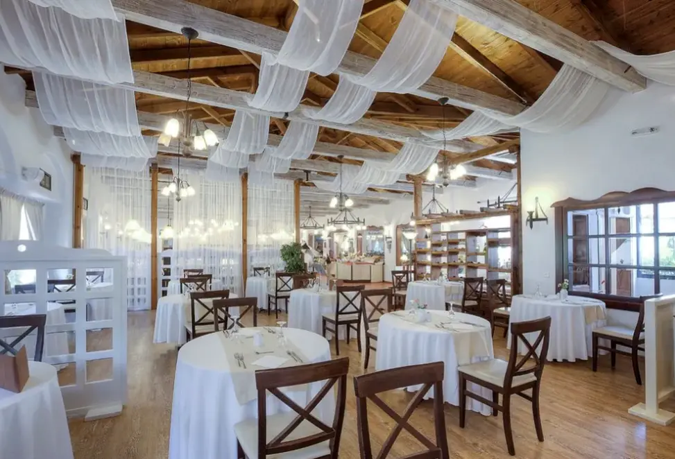 Restauracja i jedzenie w hotelu Acrotel Athena Pallas