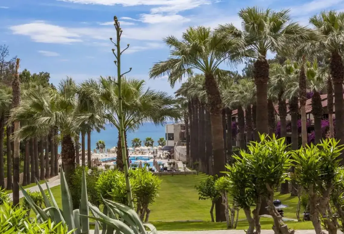 Widok z hotelu Club Melas Prive