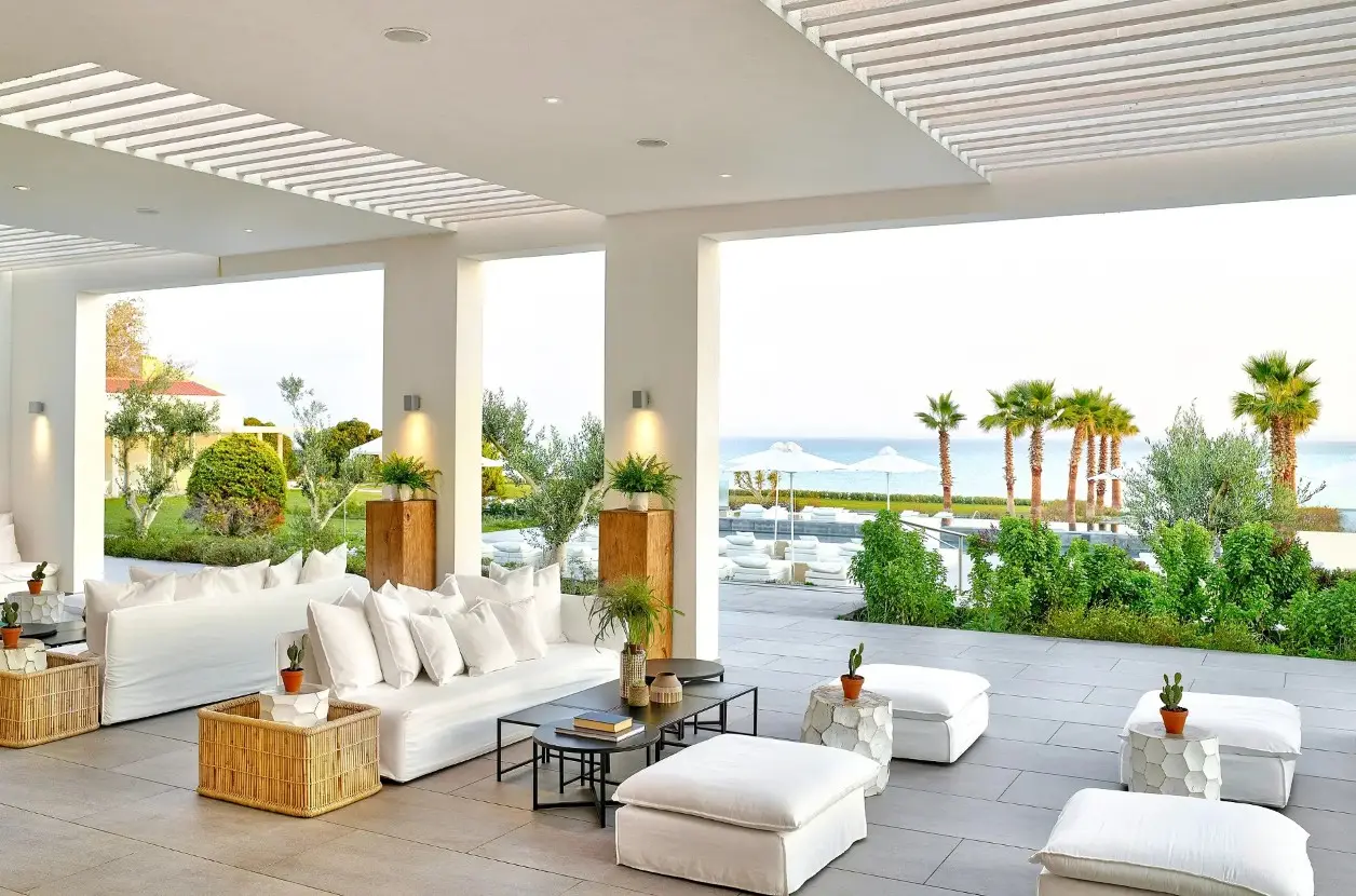 Lobby hotelu Domes Noruz Kassandra