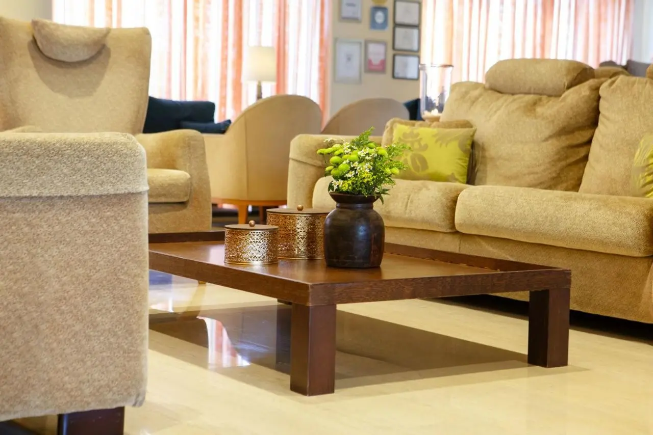 Lobby hotelu Giannoulis Santa Marina Plaza