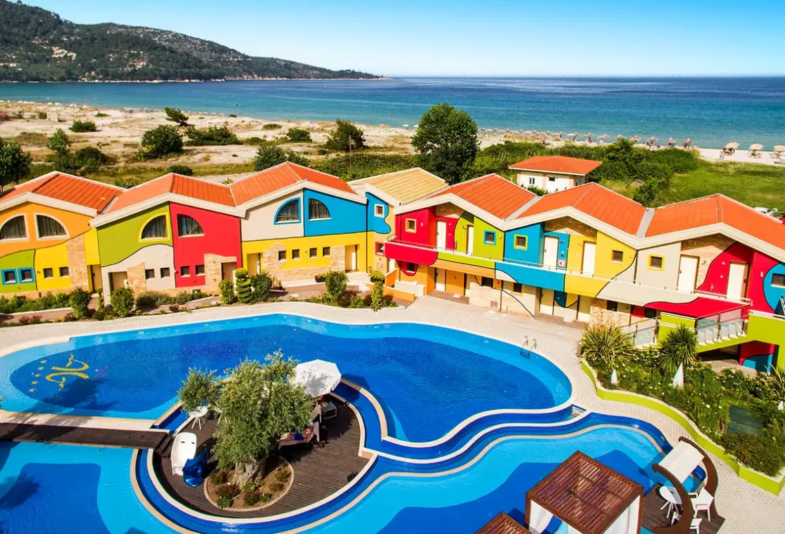 Plaża przy hotelu Hotel Alexandra Golden Thassos Boutique