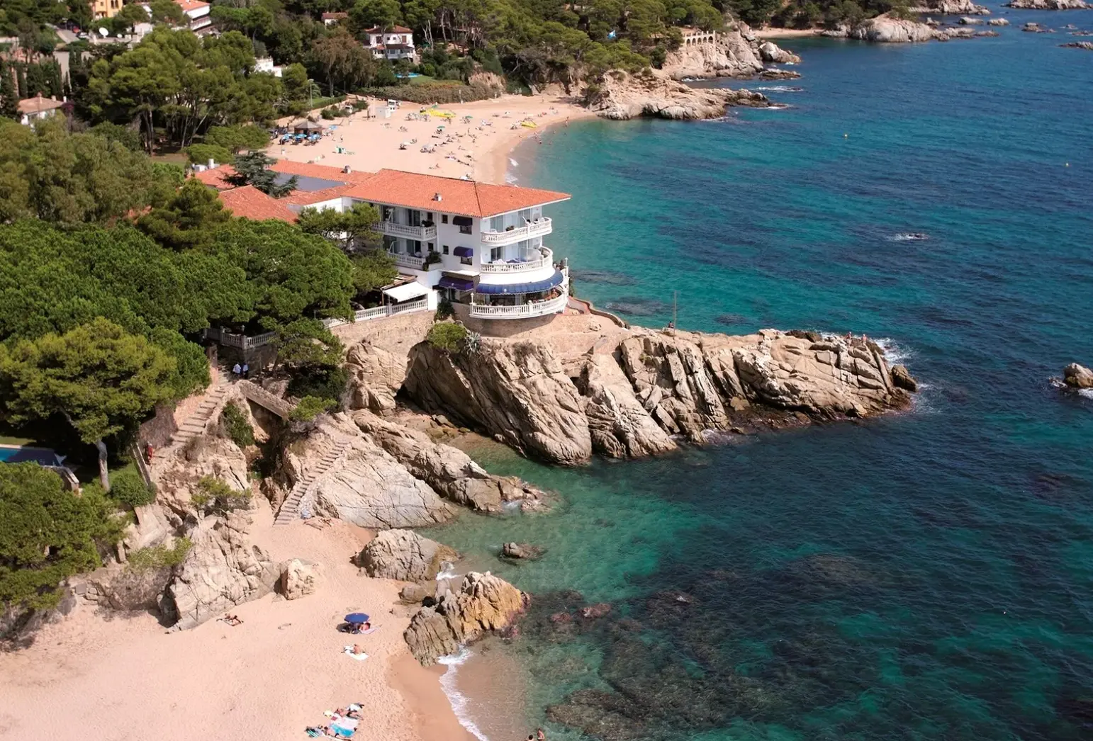Plaża przy hotelu Hotel Costa Brava