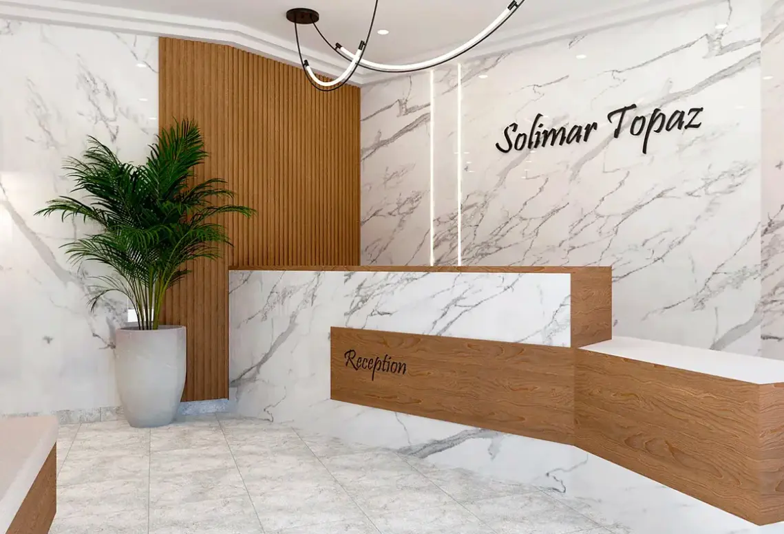 Lobby hotelu Hotel Solimar Topaz