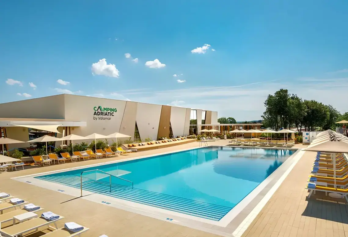 Basen w hotelu Istra Premium Camping Resort