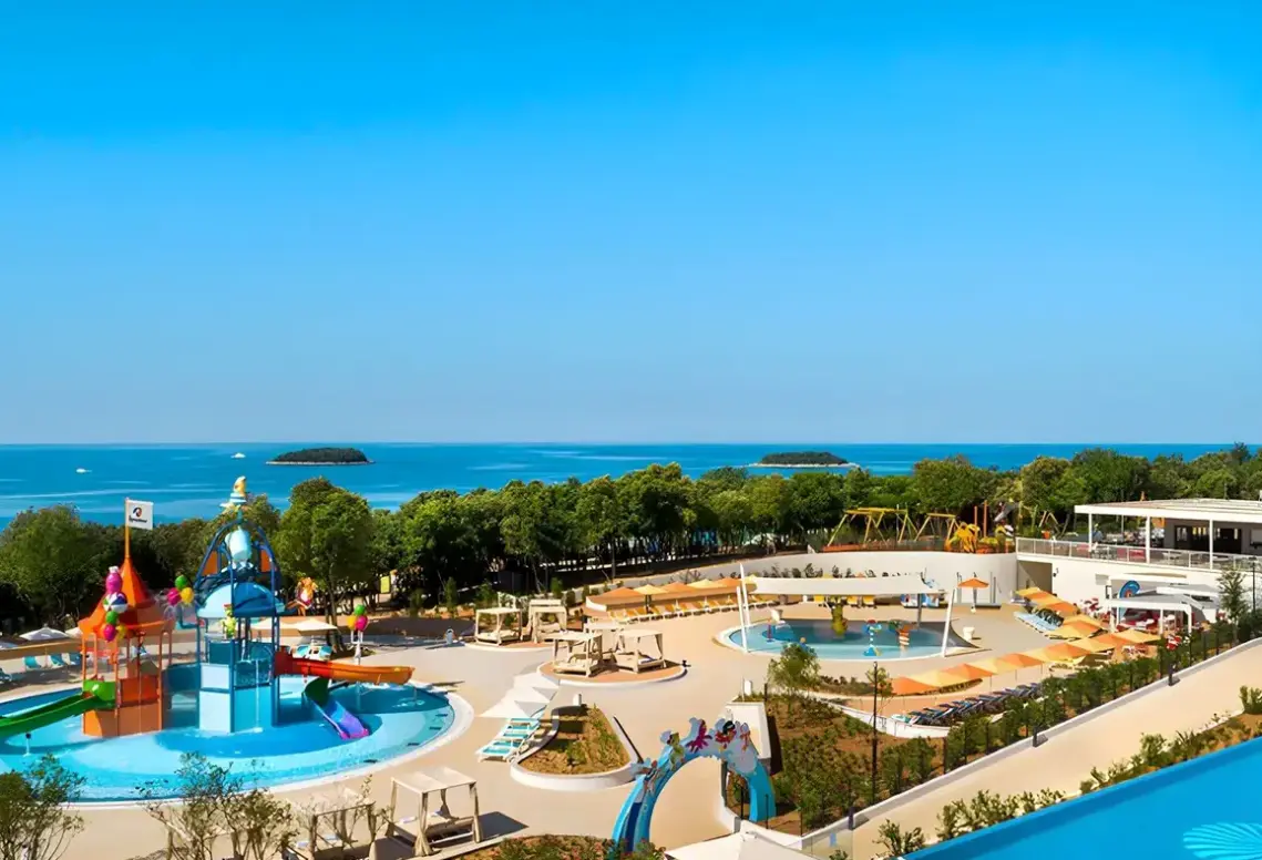 Basen w hotelu Istra Premium Camping Resort