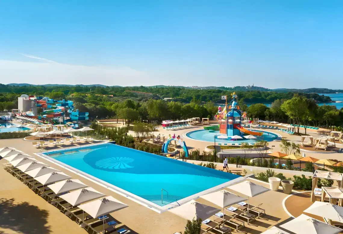 Basen w hotelu Istra Premium Camping Resort