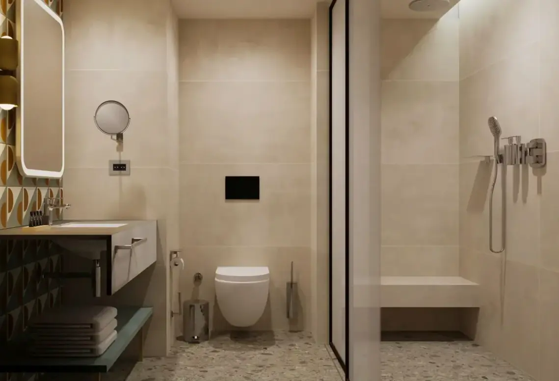 Łazienka w pokoju hotelu Trendy Perge Resort & Suites