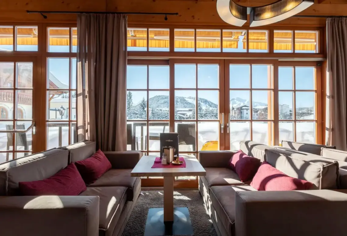 Widok z hotelu Alpenpark Resort