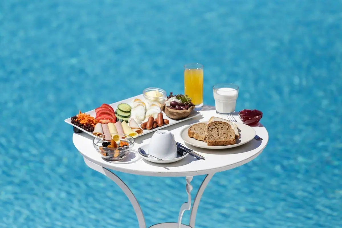 Restauracja i jedzenie w hotelu Anamar Blu