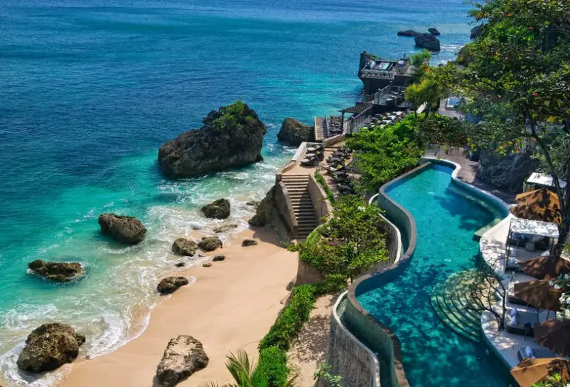 Plaża przy hotelu Ayana Resort Bali