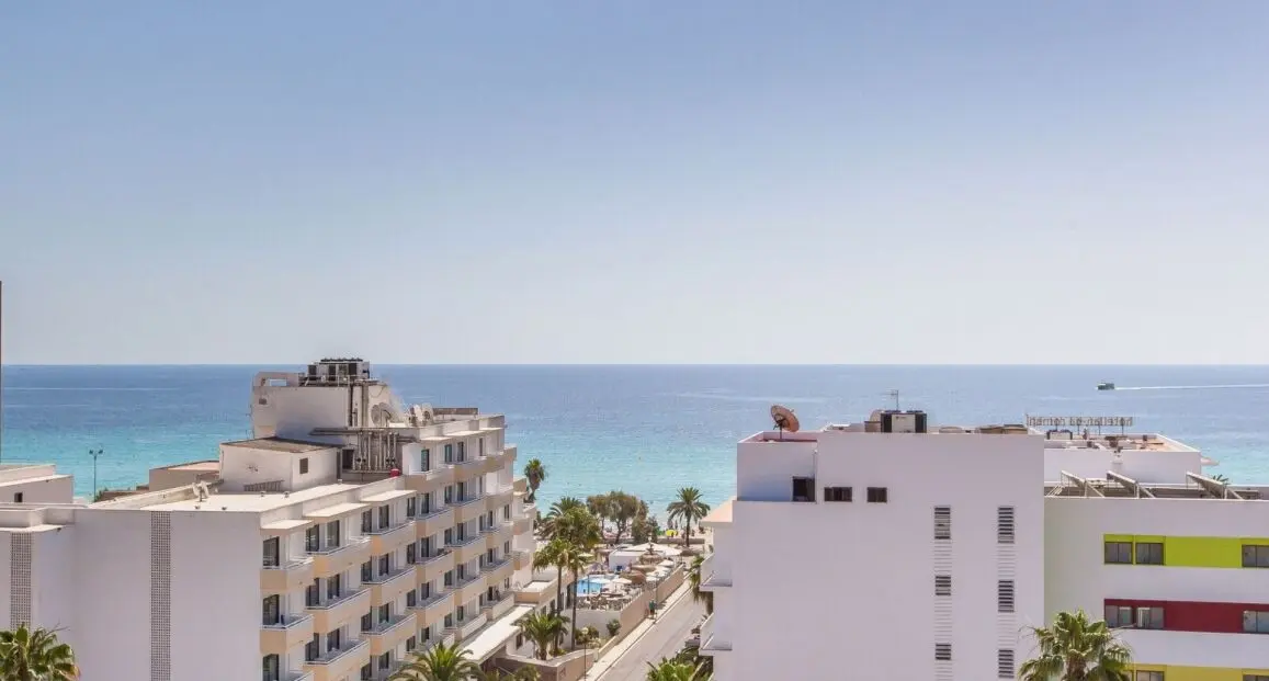 Widok z hotelu Bluesea Cala Millor
