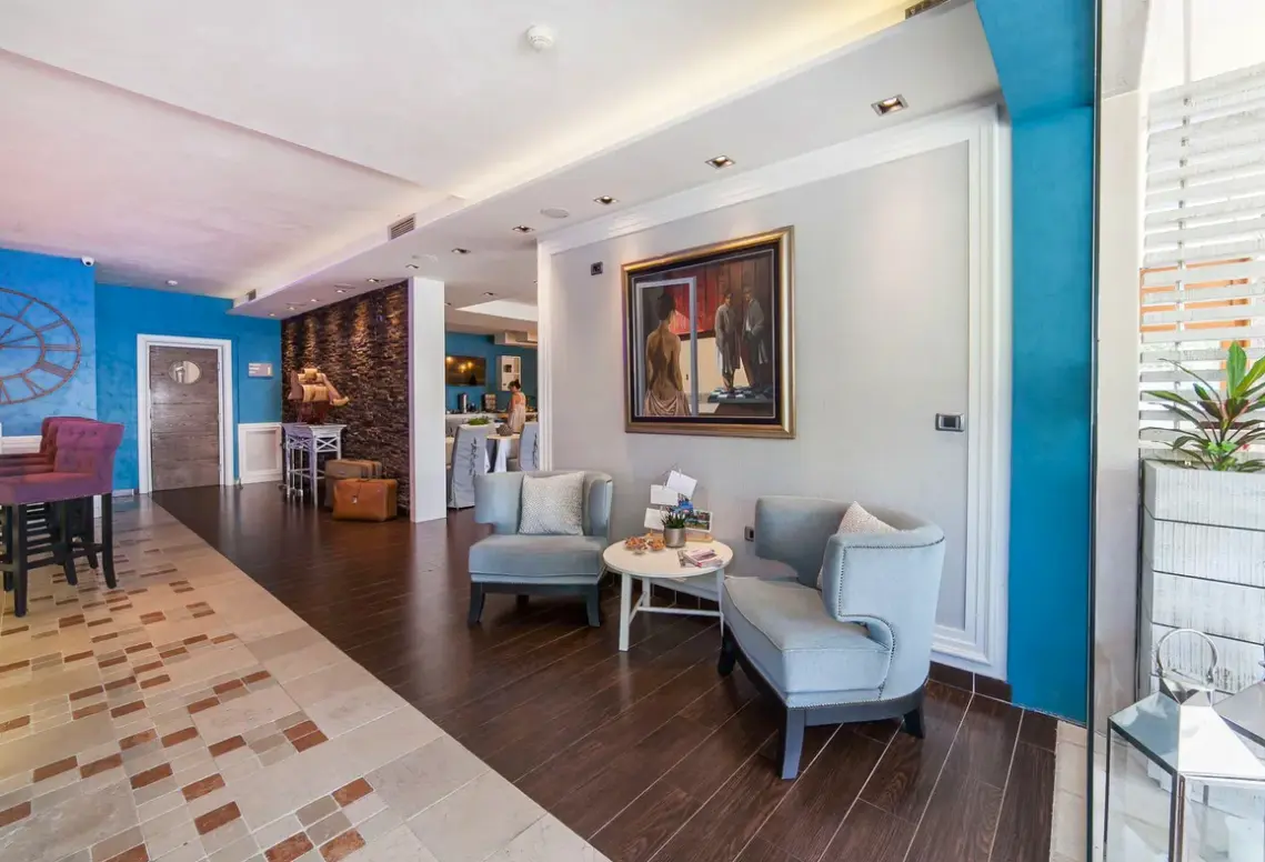Lobby hotelu Casa del Mare Amfora