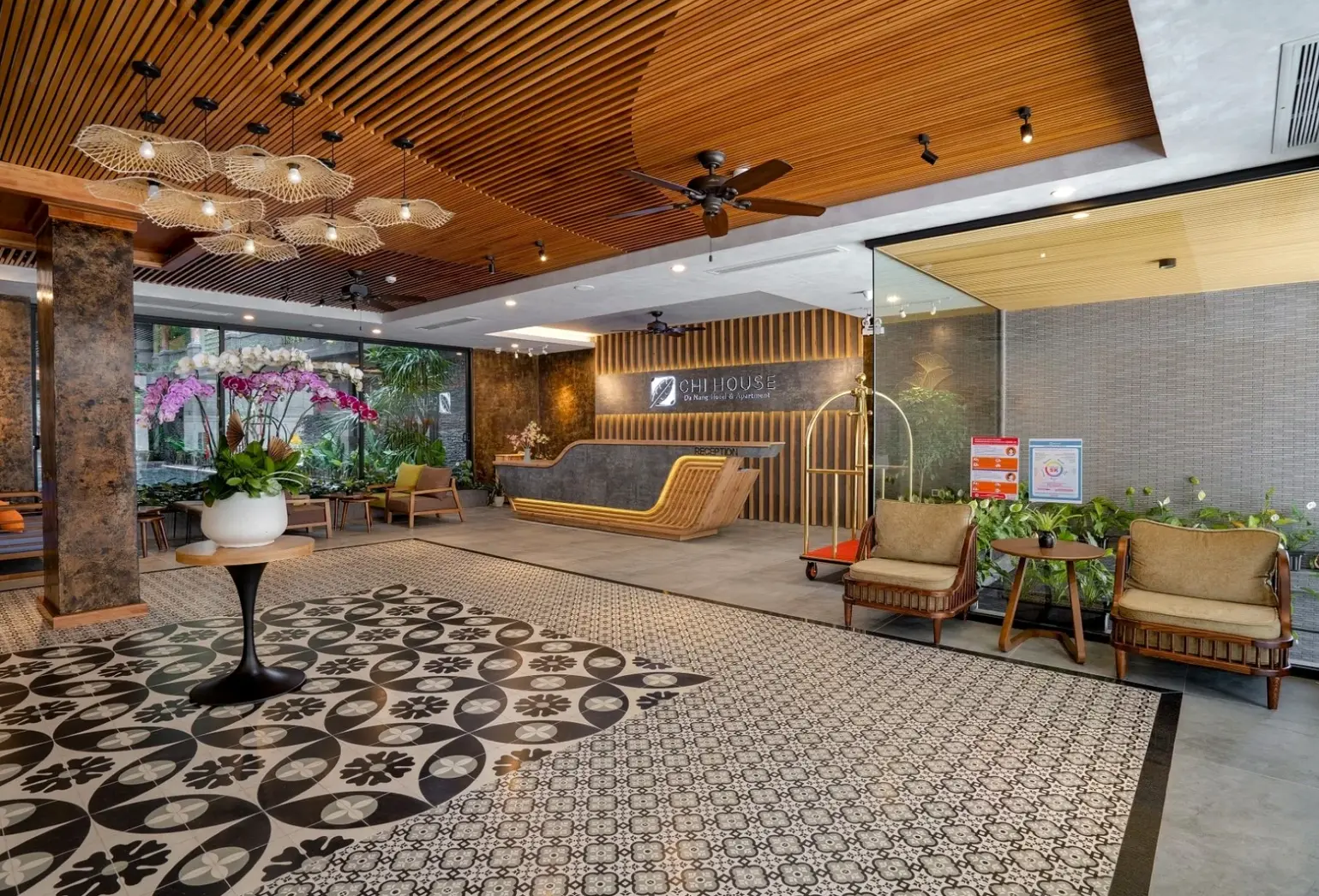 Lobby hotelu Chi House Danang Hotel