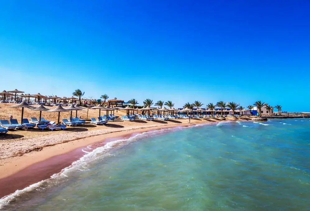 Plaża przy hotelu El Karma Aqua Beach
