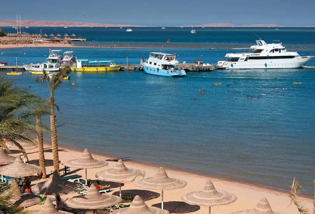Plaża przy hotelu Giftun Azur