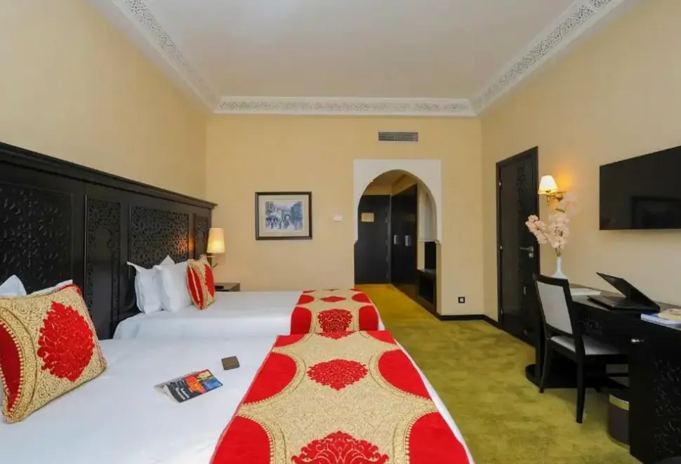 Pokój w hotelu Hotel Riad Ennakhil & Spa