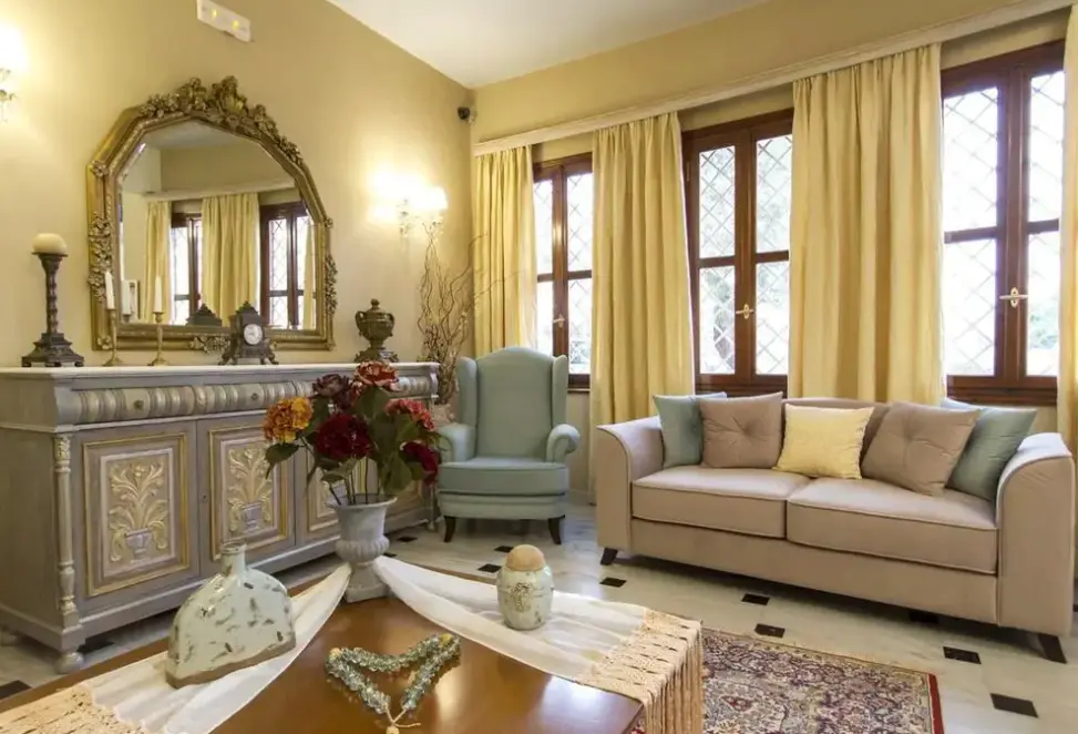 Lobby hotelu Mathios Village
