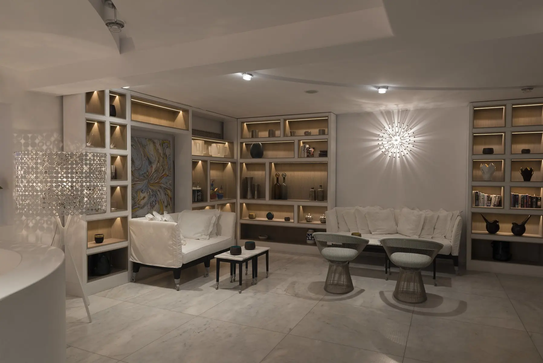 Lobby hotelu Myconian Kyma - Design Hotels