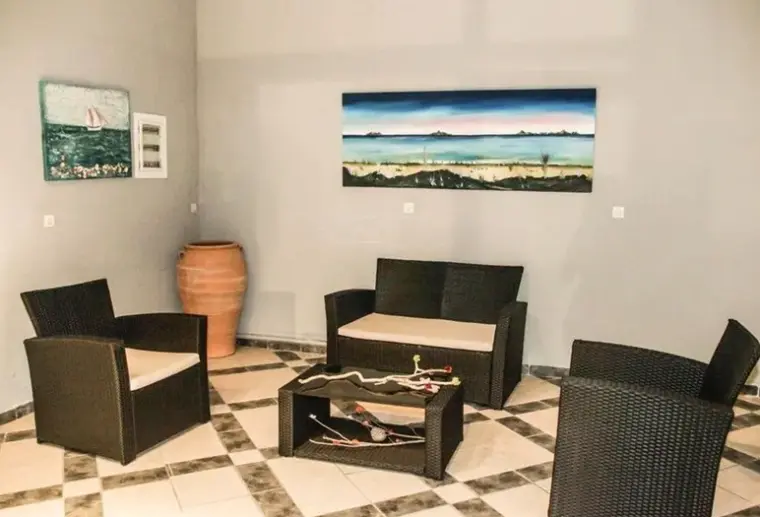 Lobby hotelu Skentos Hotel