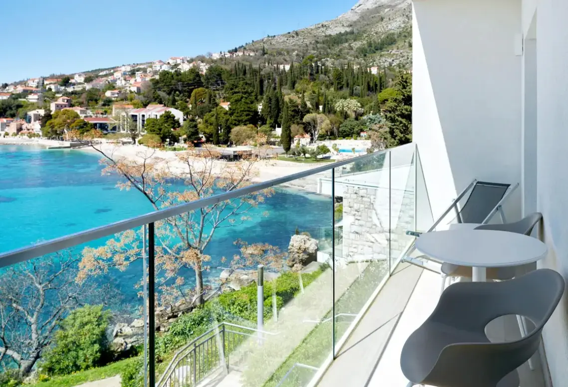 Widok z hotelu Villas Mlini