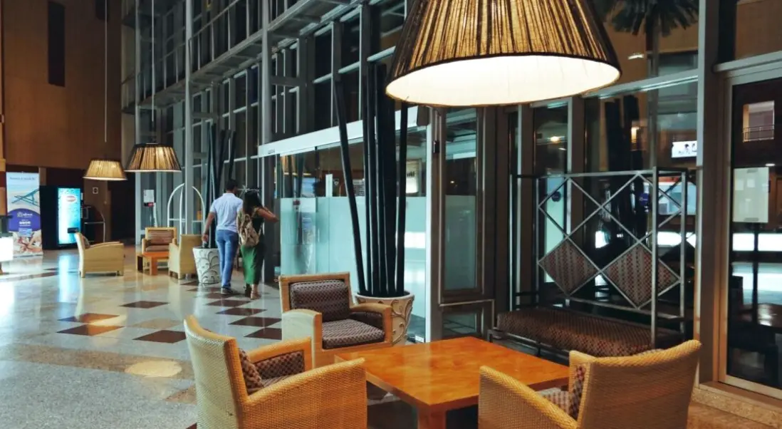 Lobby hotelu Alegria Fenix Family
