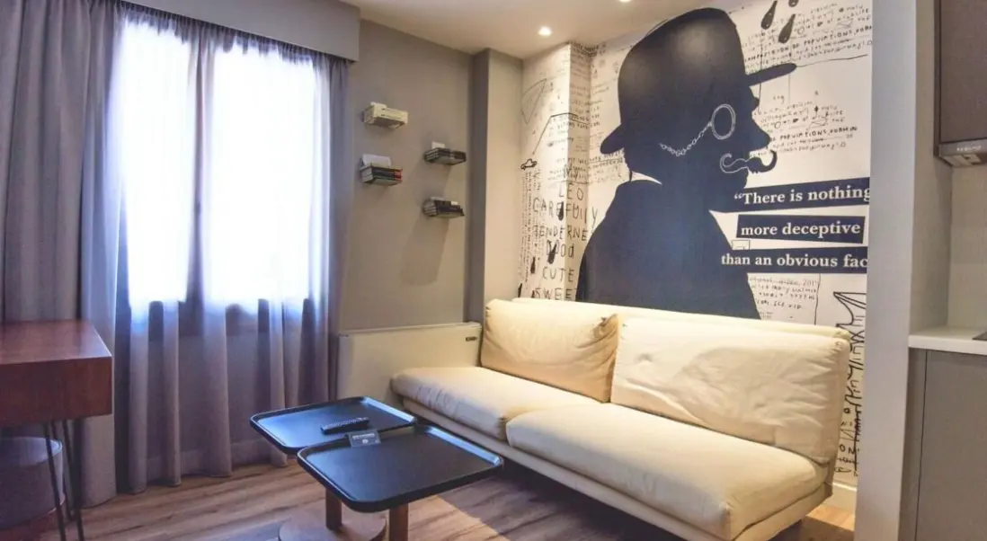Pokój w hotelu Apollon Library Suites