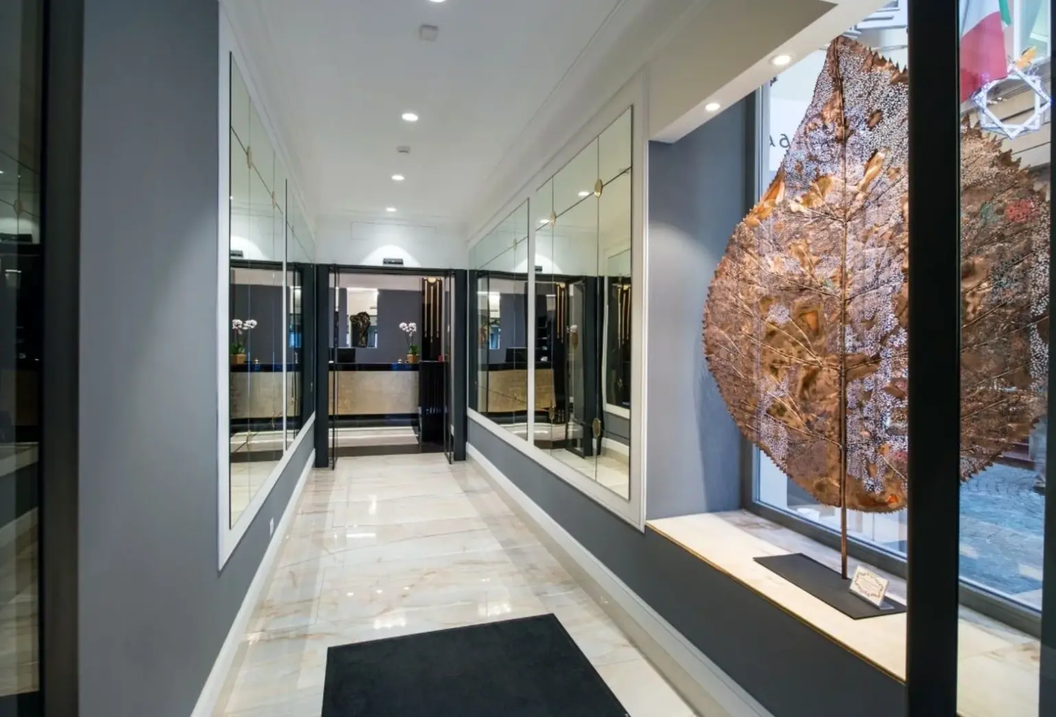 Lobby hotelu Art Hotel Orologio