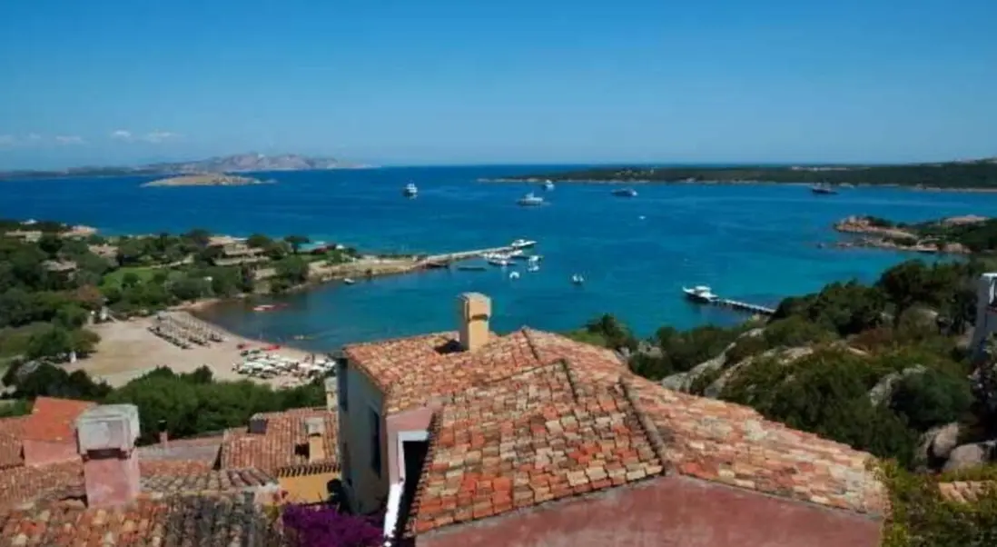 Widok z hotelu Bagaglino I Giardini Di Porto Cervo