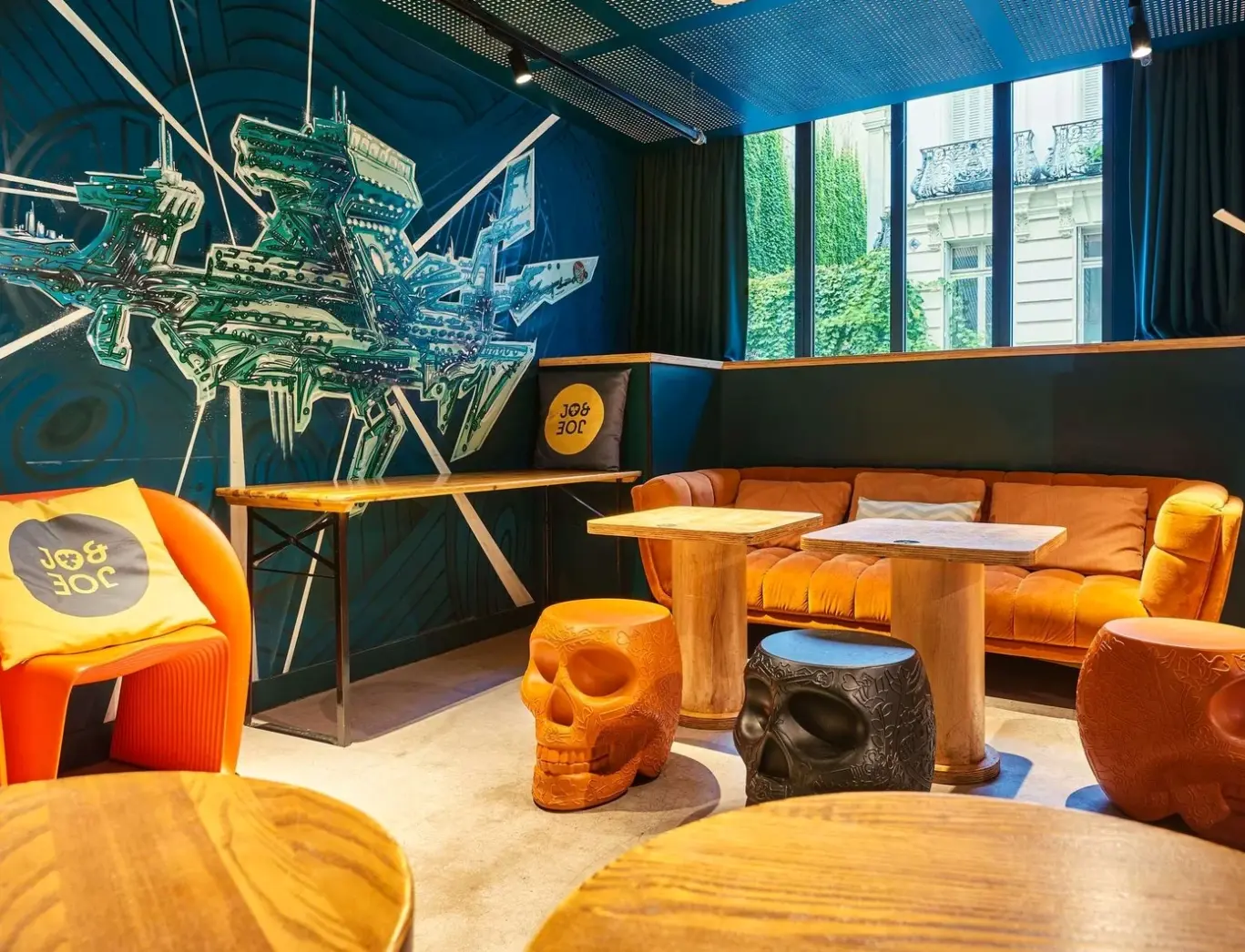 Lobby hotelu Hostel Jo&Joe Paris Nation