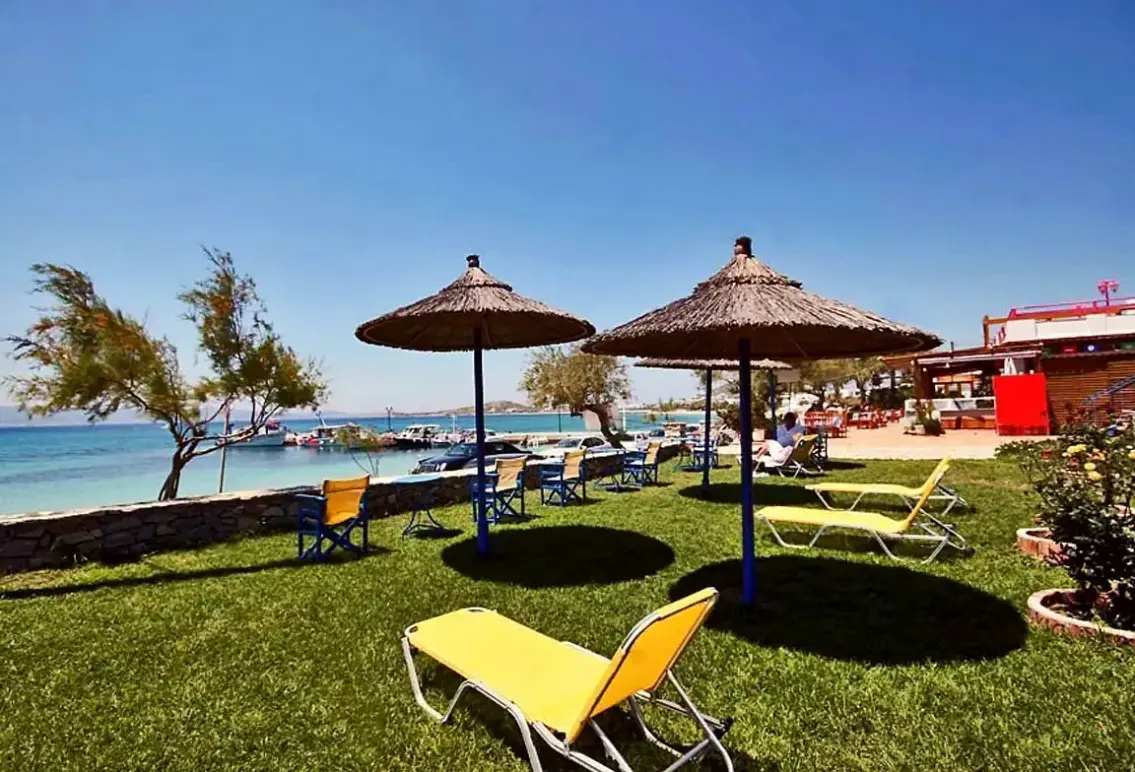 Basen w hotelu Hotel Agia Anna